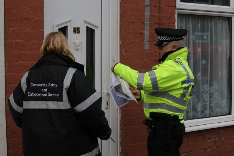 Other image for Police flood town centre in crackdown